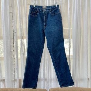Vintage 100% Cotton Calvin Klein Straight Leg High Rise Jeans